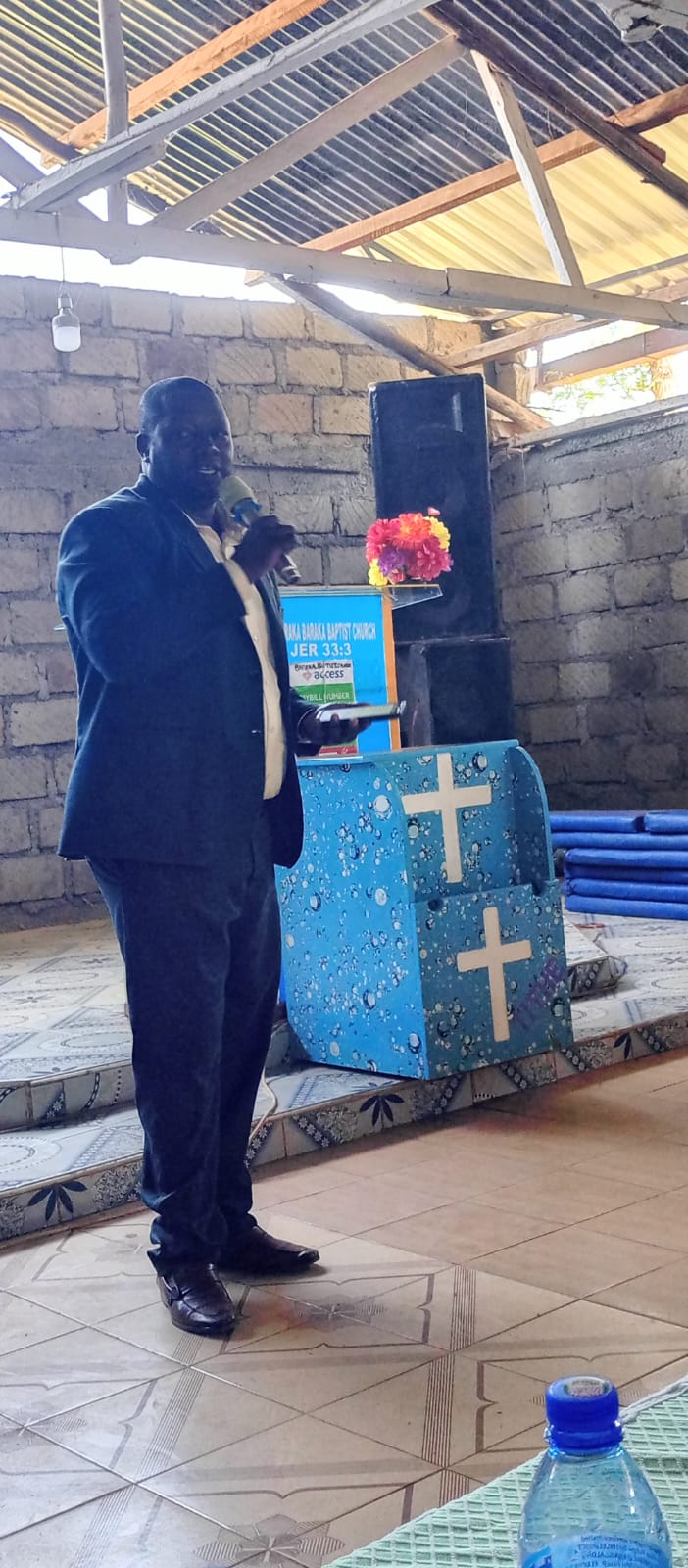 Speerheading church development projects as the longtime church chairman.